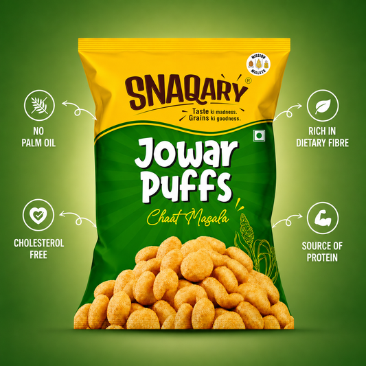 Jowar Puff-Chat Masala (Pack of 6)
