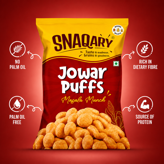 Jowar Puff-Masala Munch (Pack of 6)