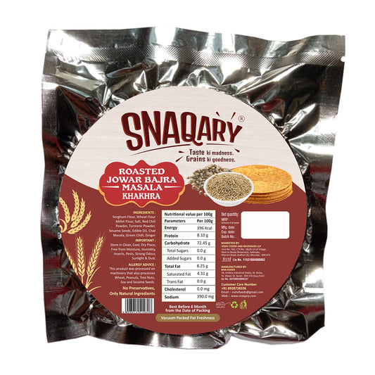 Jowar Bajra Masala Khakhra (Pack of 4)